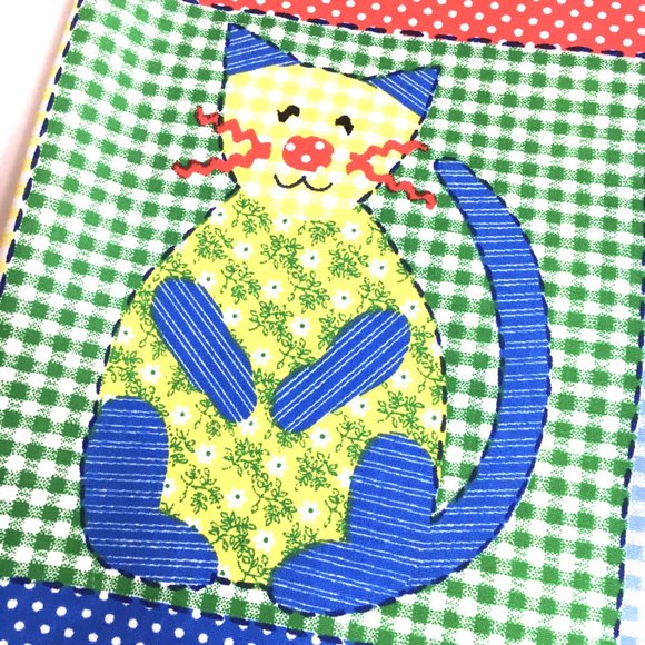 SPRING MILLS Halloween Panel of Colorful Quilting Block Prints VTG 90’s - Picture 7 of 13